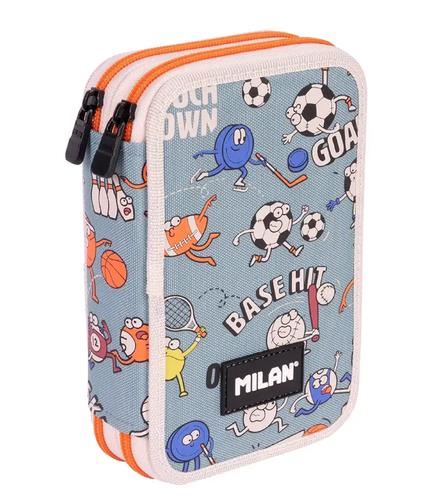 Plumier 2 pisos con contenido serie especial Sports