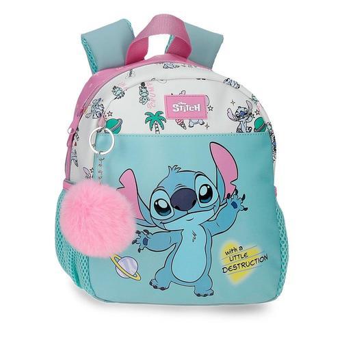Mochila escolar stitch little destruction 26cm