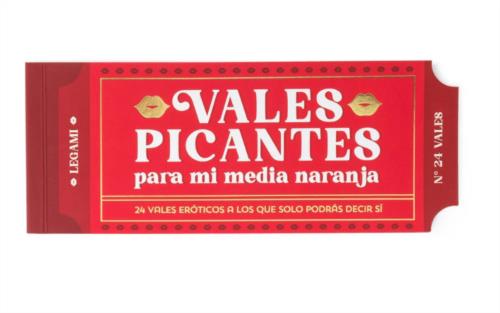 Bloque de 24 cupones picantes - español - Gift Vouchers