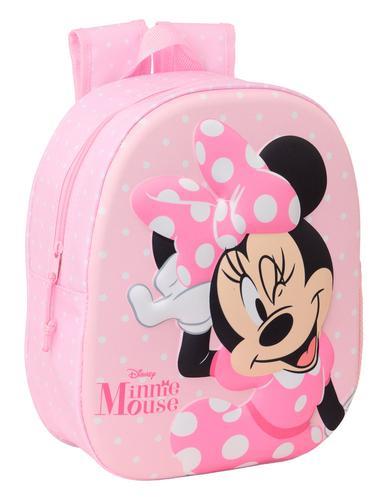 Mochila guarderia 3D Minnie 33X27CM
