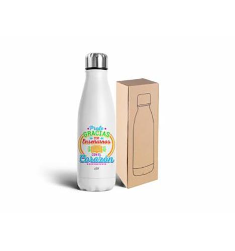 Botella Acero inoxidable 750ml – Profe gracias