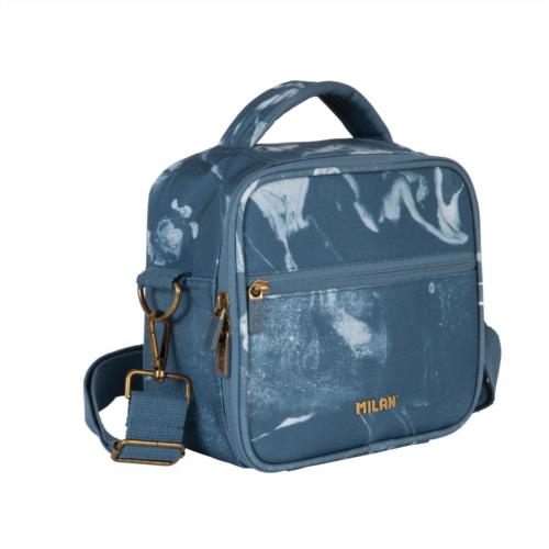 Bolsa isotérmica porta alimentos (3,5 L) con 3 recipientes, serie Lava,azul