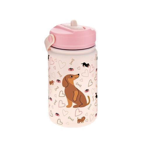 Botella acero 330ML TAPÓN INFANITIL - PUPPY FRIENDS