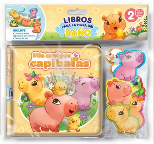 Mis amigos capibaras (Libro Baño)