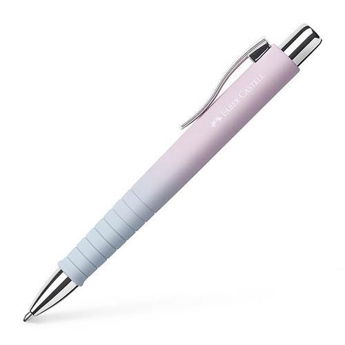 Boligrafo rosa- azul POLY BALL FLOW XB TINTA AZUL FABER CASTELL
