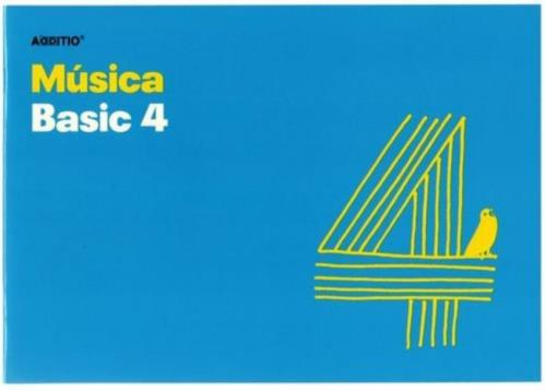 Cuaderno 4º musica basic 4 pentagramas de 20mm por pagina 10 hojas