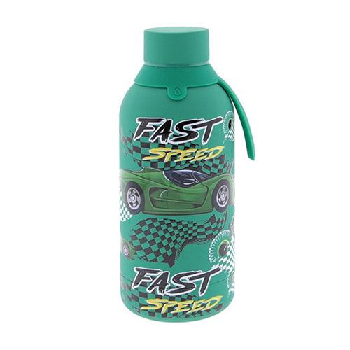 Botella termo acero 500ml. Racing Cars