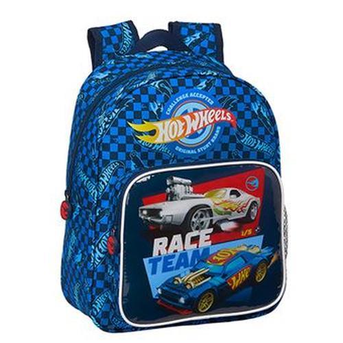 Mochila infantil Safta Hot wheels adaptable a carro