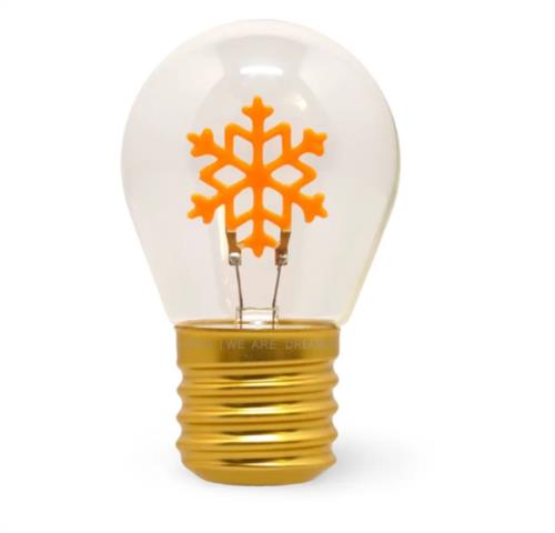LEGAMI Bulb Fiction - Lámpara decorativa - LED - snowflake light bulb